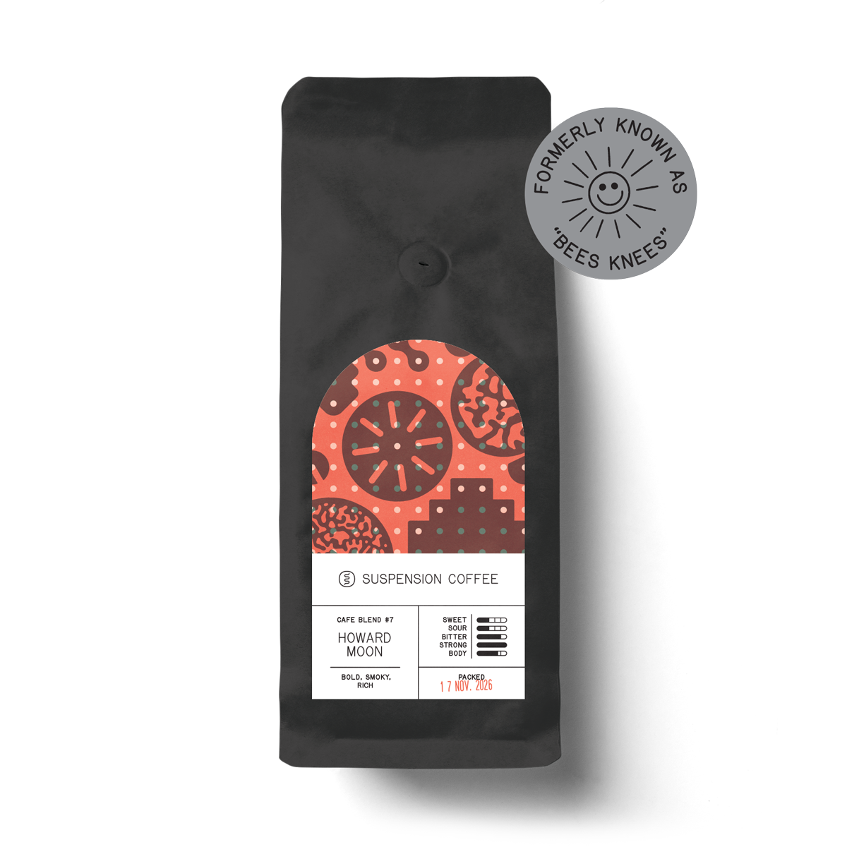 Howard Moon coffee blend, formerly known as "Bees Knees"